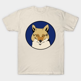 Funny Animal Graphic Design - Sad Fox T-Shirt